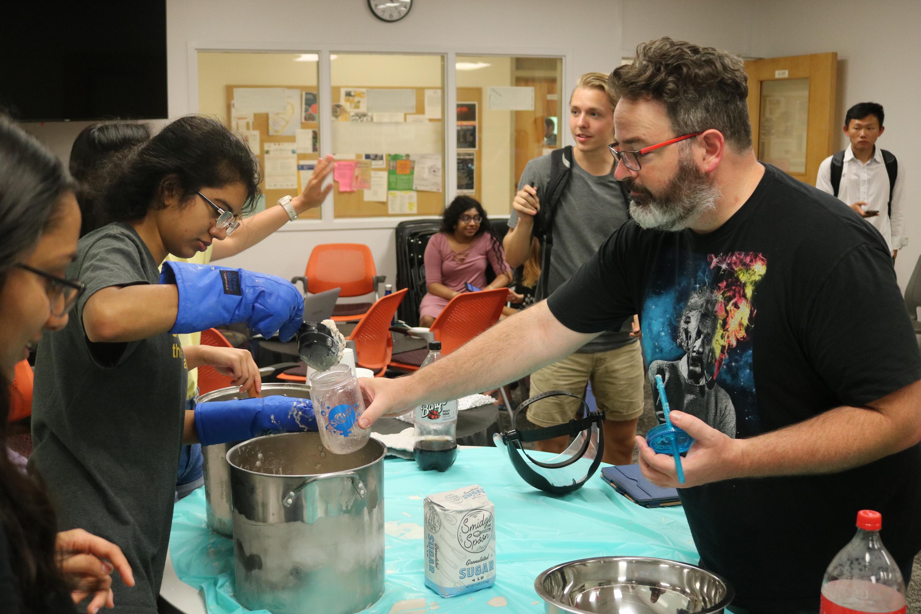 SWIP Members at an Ice Cream Social