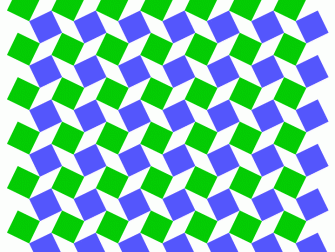 A model of a mechanical metamaterial.