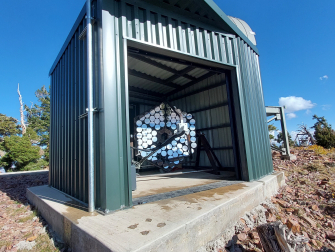 The Trinity Demonstrator telescope. (Photo Nepomuk Otte)